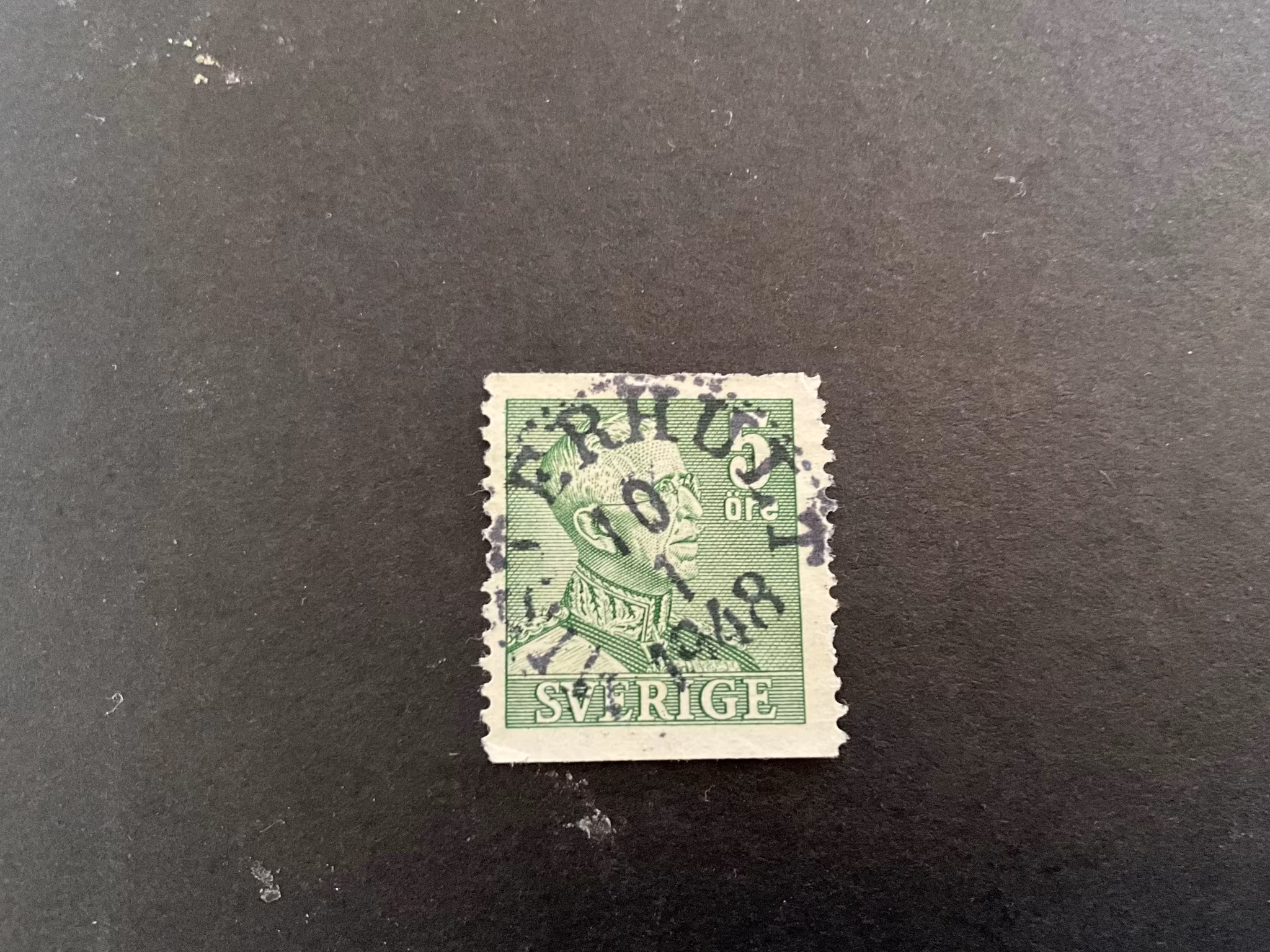 Gustaf V facit 271 A praktstämplat MISTERHULT