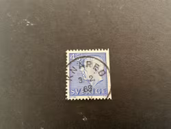 Gustaf VI Adolf facit 430 B2 praktstämplat KNÄRED