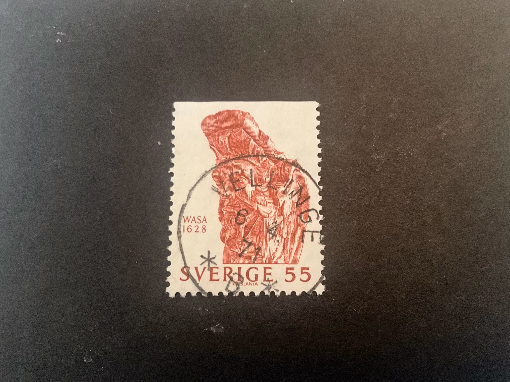 Regalskeppet Wasa facit 671 B1 praktstämplat VELLINGE