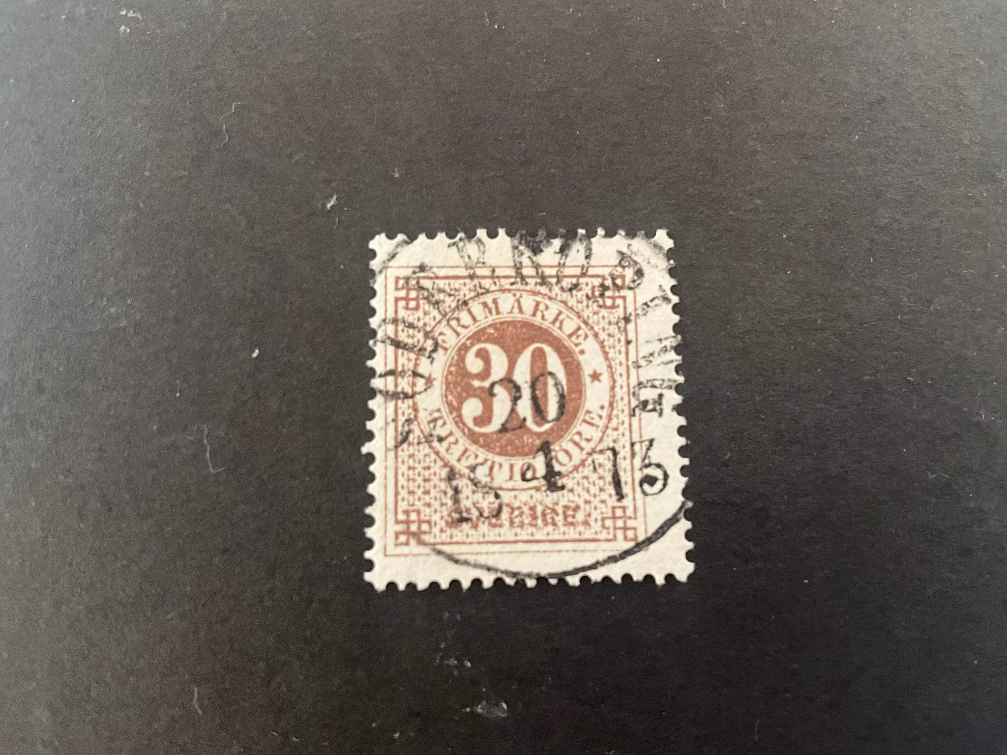 Ringtyp T 14 facit 25 praktstämplat SÖDERKÖPING