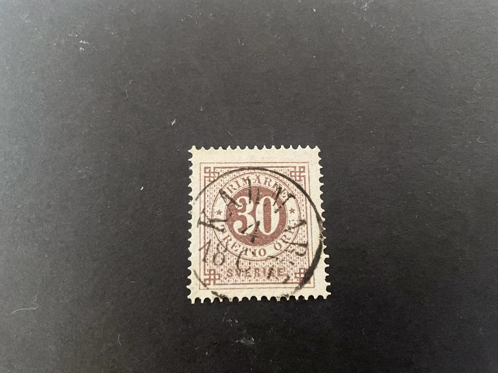 Ringtyp T 14 facit 25 praktstämplat KALMAR