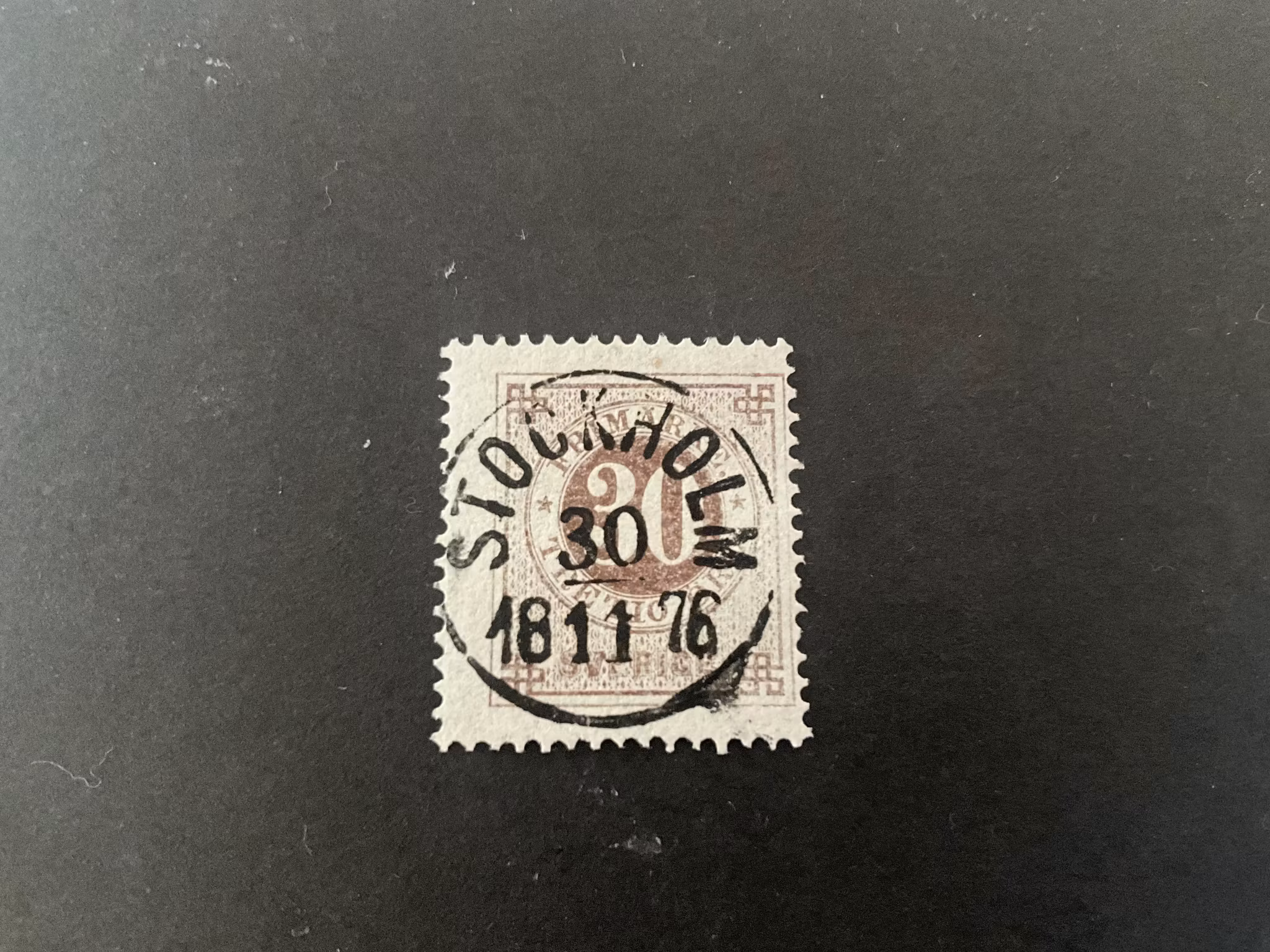 Ringtyp T 14 facit 25 lyxstämplat STOCKHOLM
