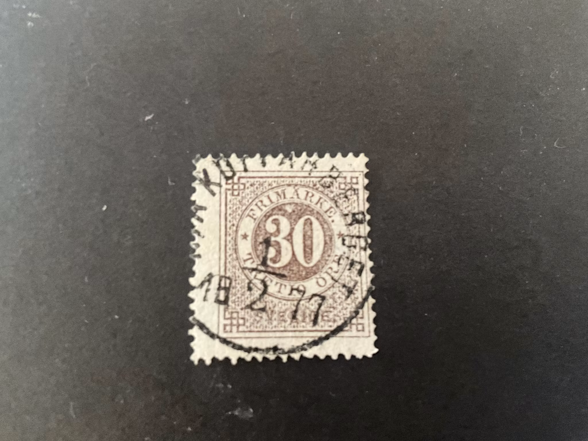 Ringtyp T 14 facit 25 praktstämplat NYA KOPPARBERGET