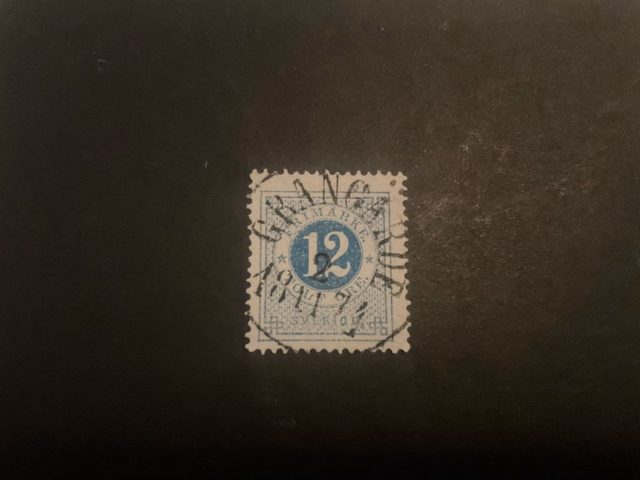 Ringtyp T 14 facit 21 praktstämplat GRANGÄRDE
