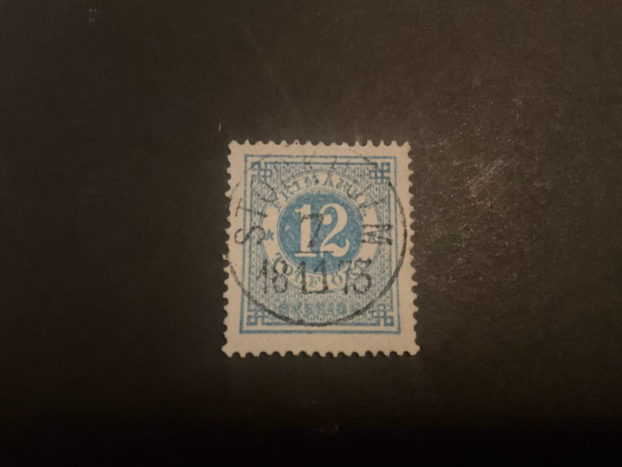 Ringtyp T 14 facit 21 lyxstämplat STOCKHOLM
