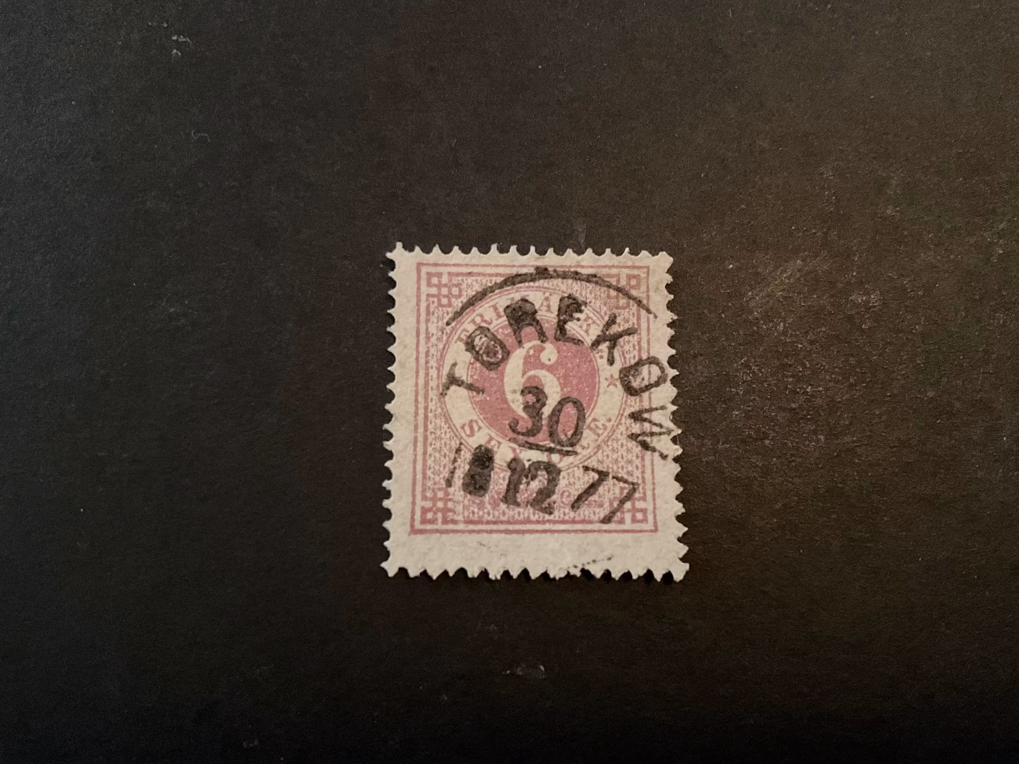 Ringtyp T 14 facit 20 praktstämplat TOREKOW