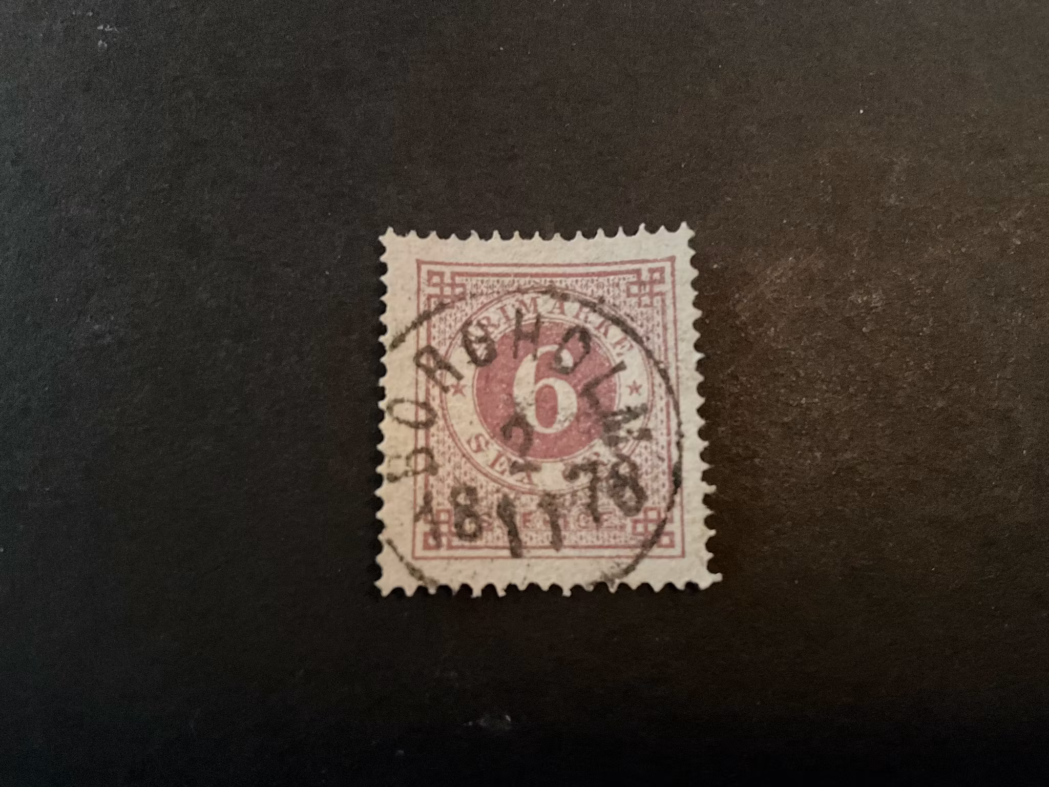 Ringtyp T 14 facit 20 praktstämplat BORGHOLM