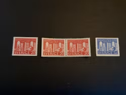 Kungliga bilbioteket facit 526-527 postfrisk serie