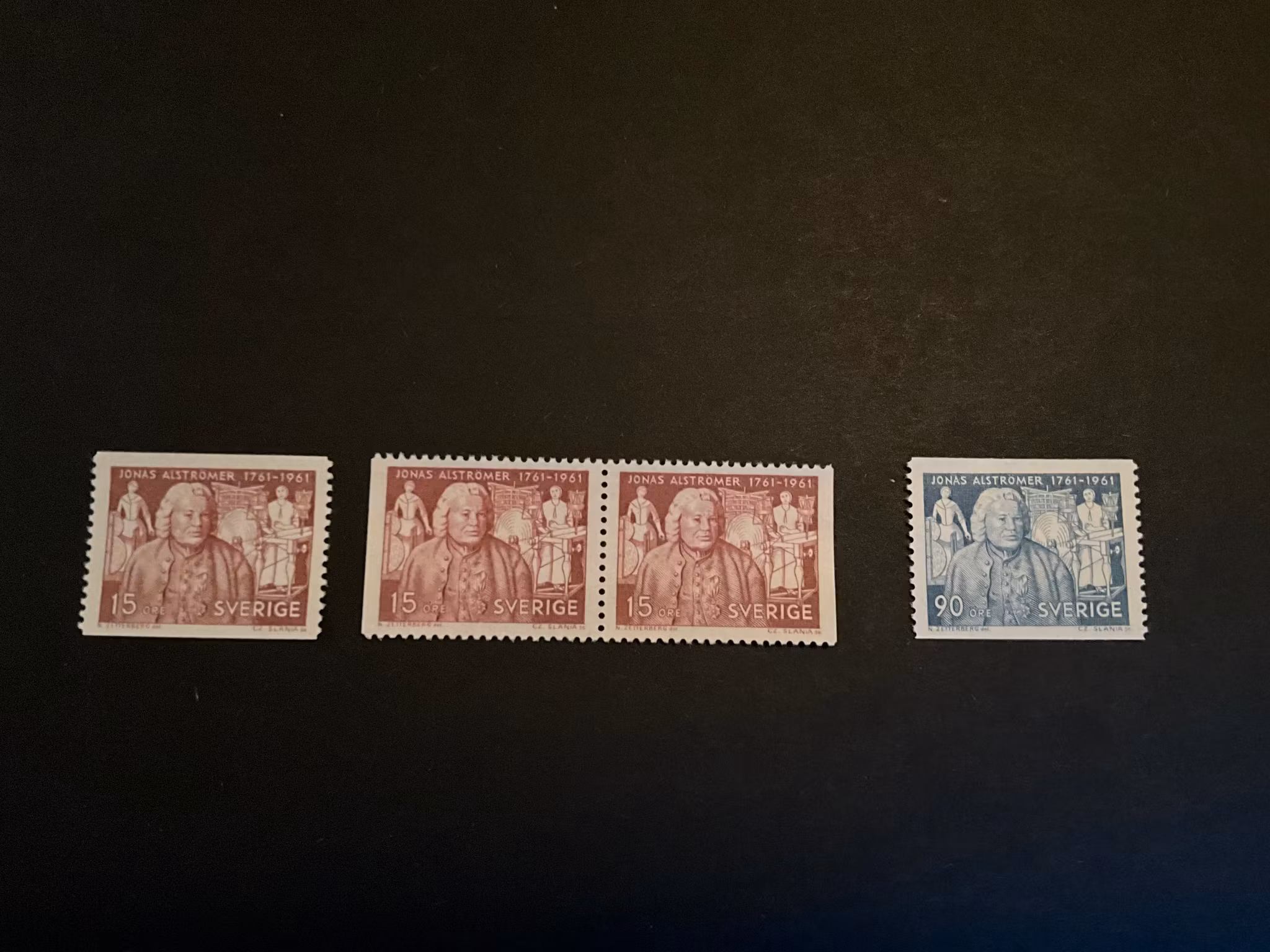 Alströmer facit 524-525 postfrisk serie