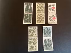 Vildblommor facit 626-630 BB postfriska par