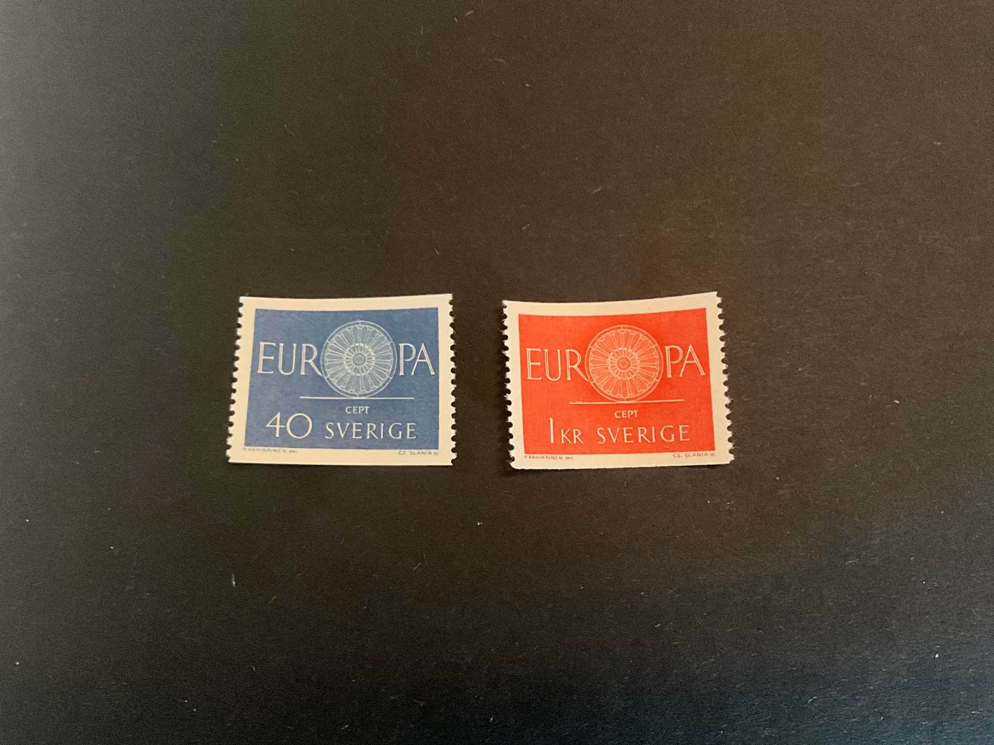 Europa I facit 517-518 postfrisk sats