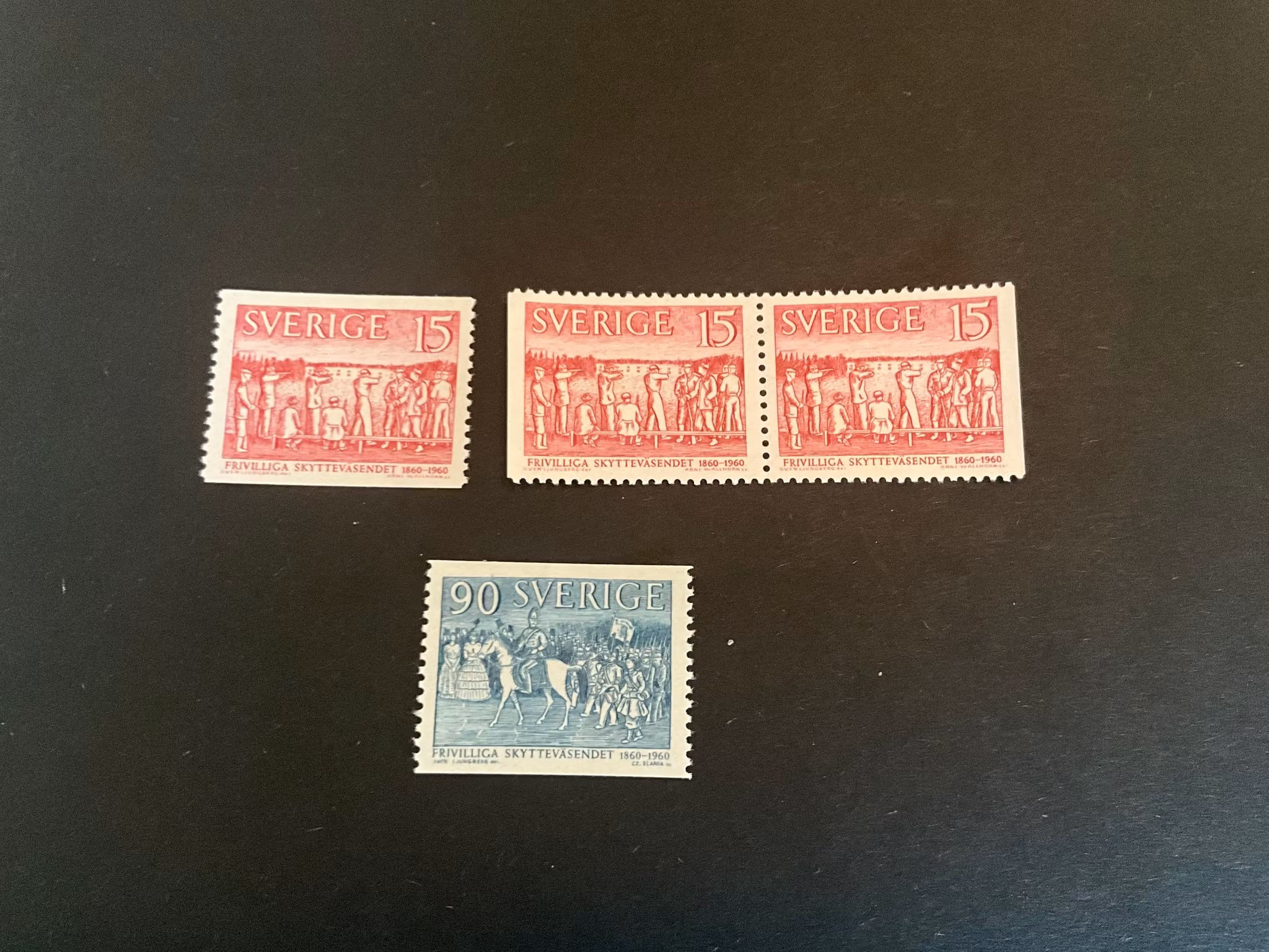 Skytteväsendet facit 513-514 postfrisk serie