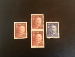 Svante Arrhenius facit 507-508 postfrisk serie