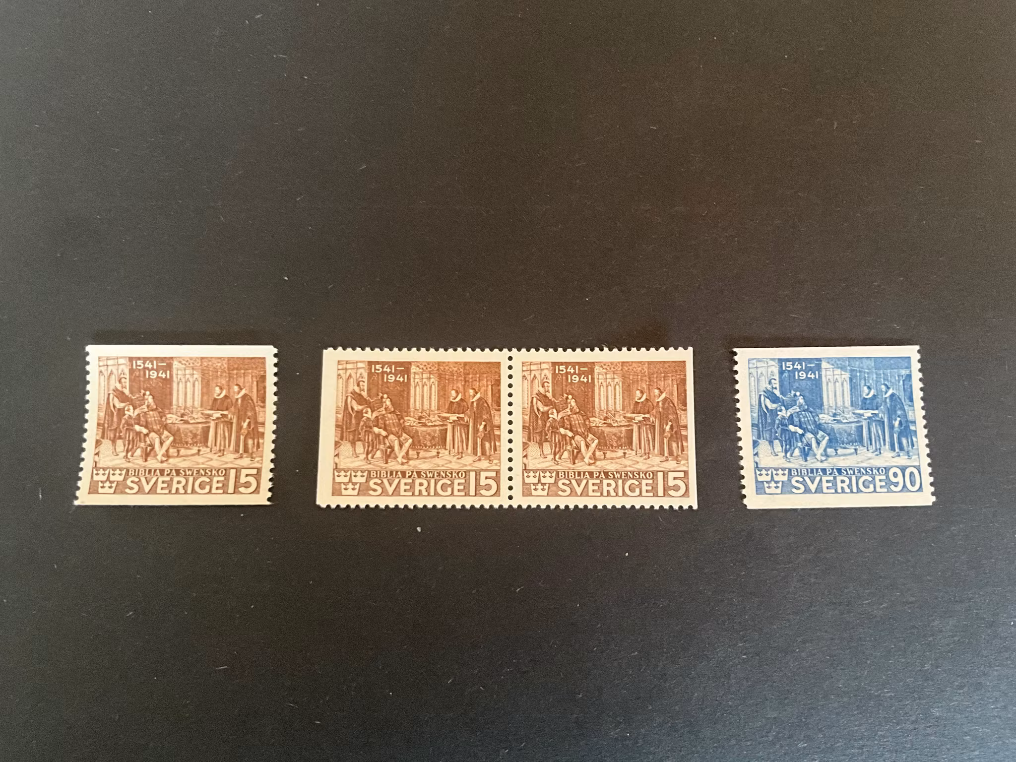 Bibeln facit 328-329 postfrisk serie