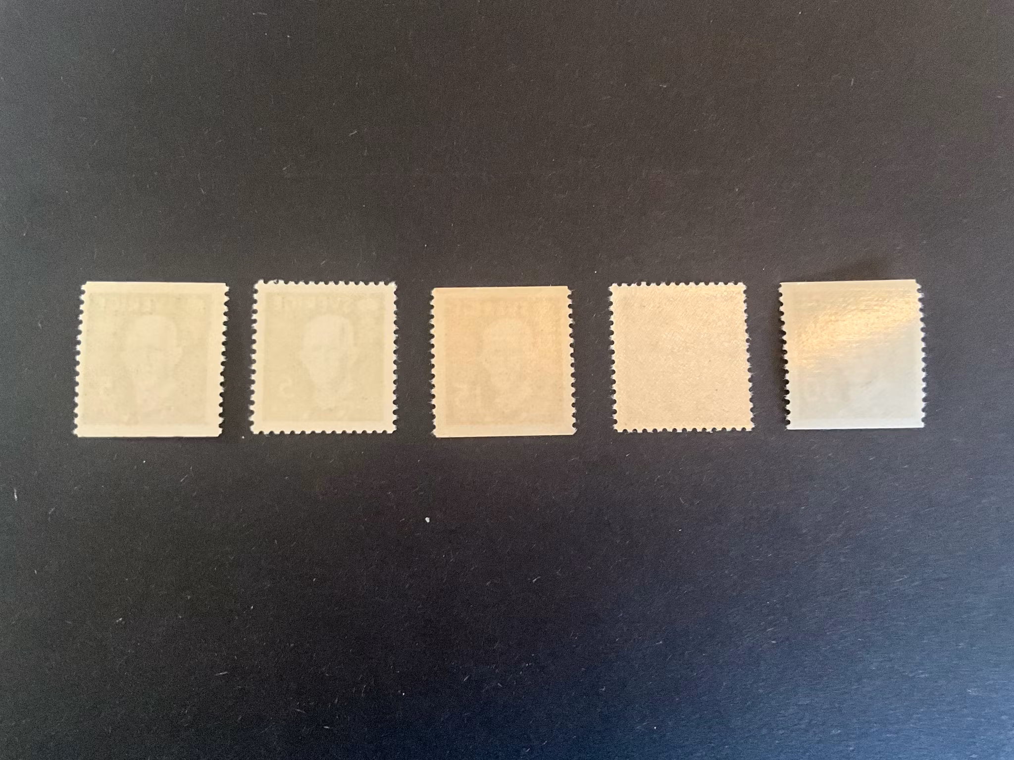 Gustaf V 80 år facit 266 A,C 267 A,C och 268 postfriska märken