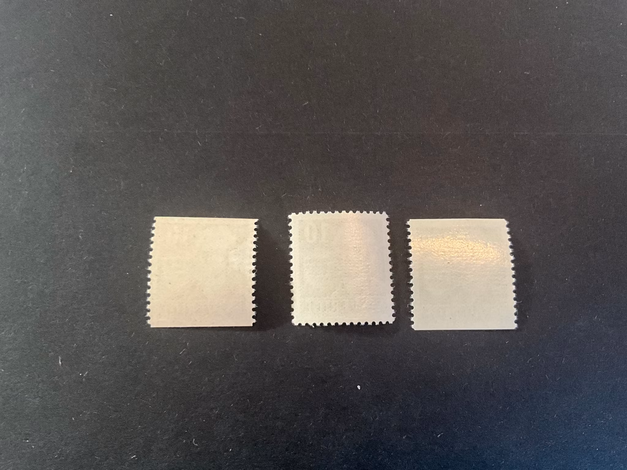 Swedenborg facit 259 A, C och 260 postfriska märken