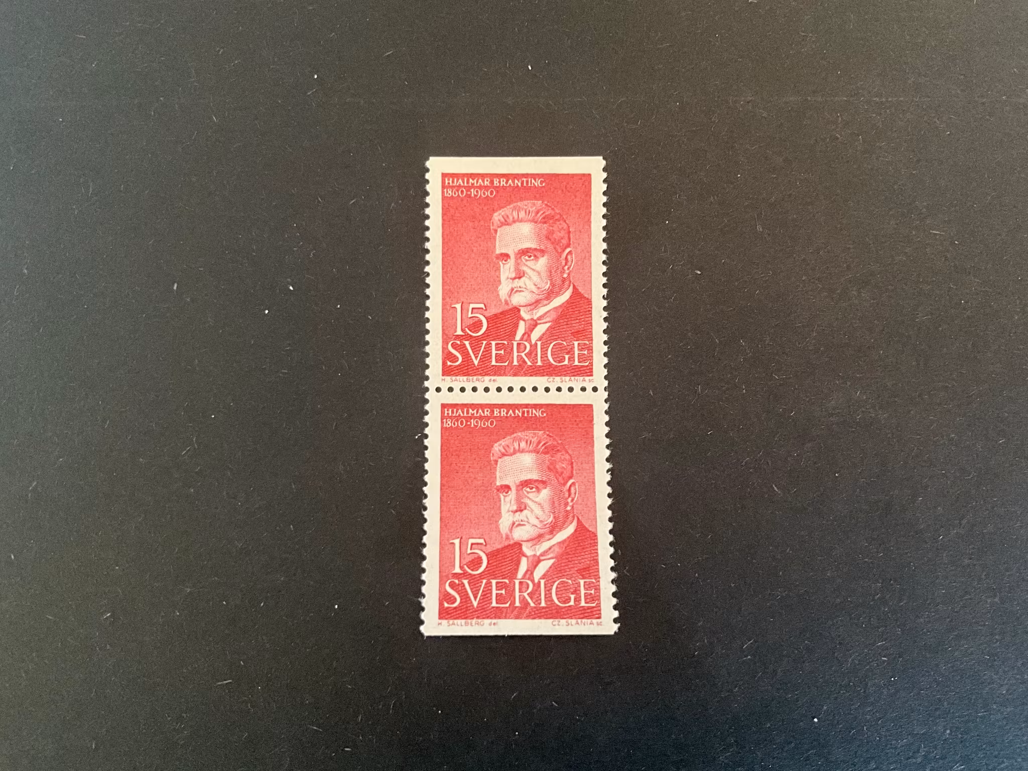 Brantin facit 519 BB postfriskt par