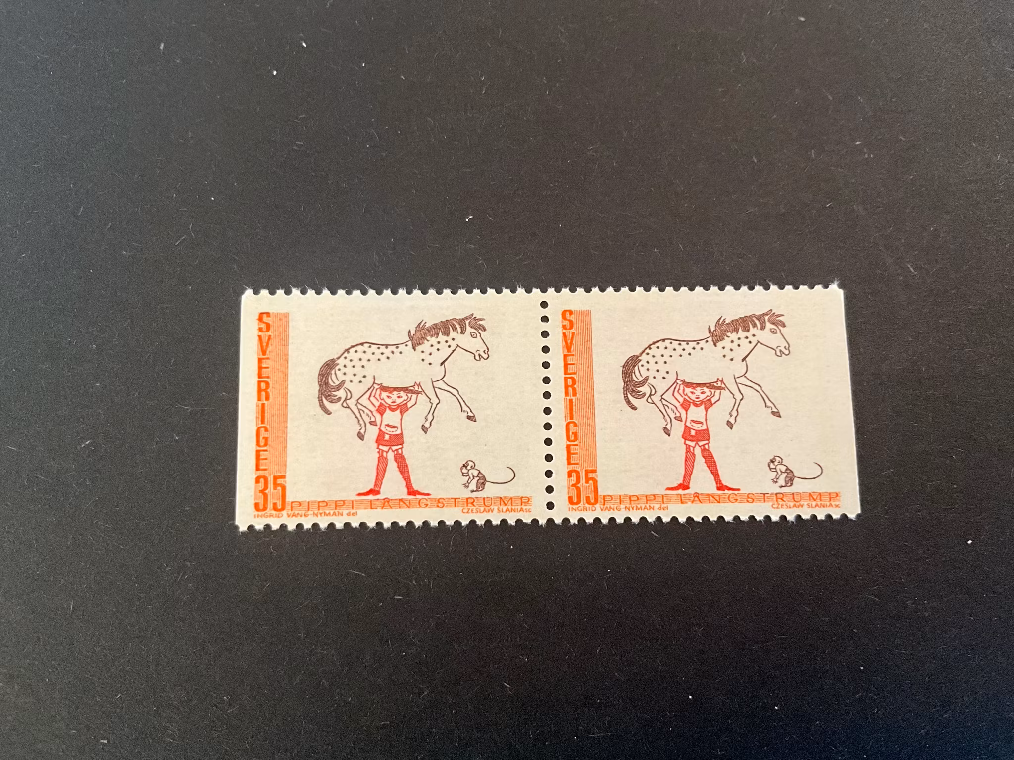 Svenska sagor facit 676 BB postfriskt par