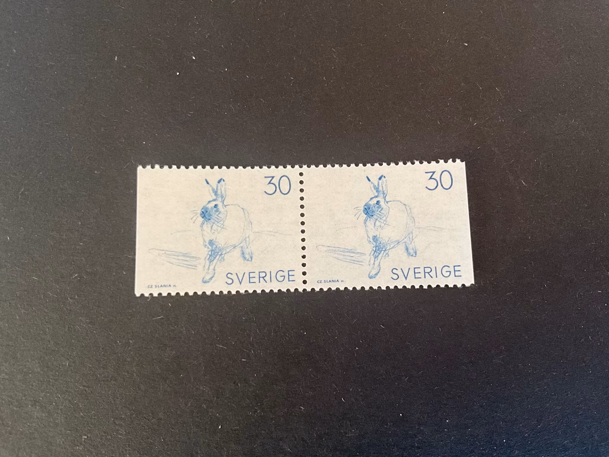 Bruno Liljefors djur facit 642 BB postfriskt par