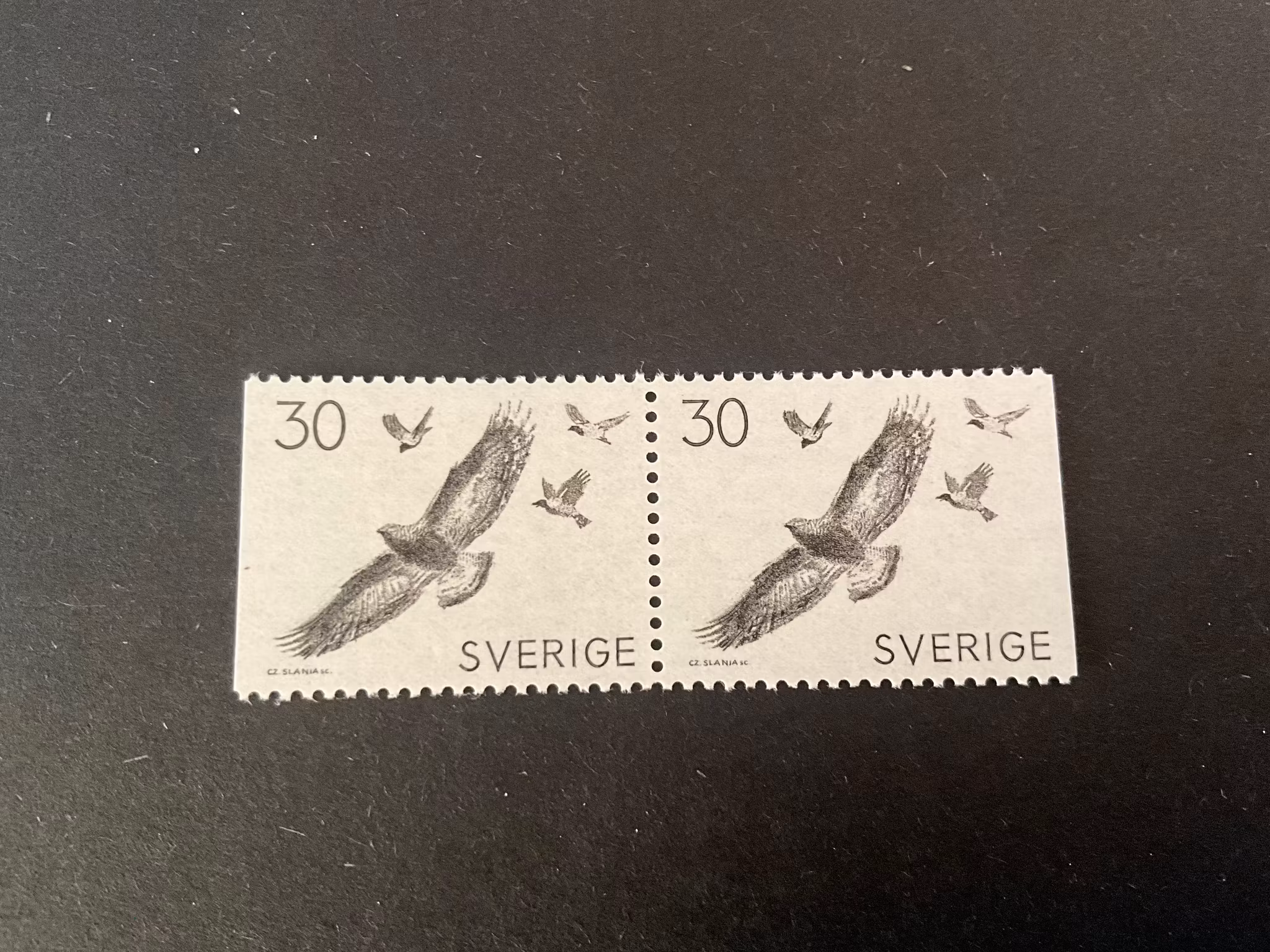 Bruno Liljefors facit 645 BB postfriskt par