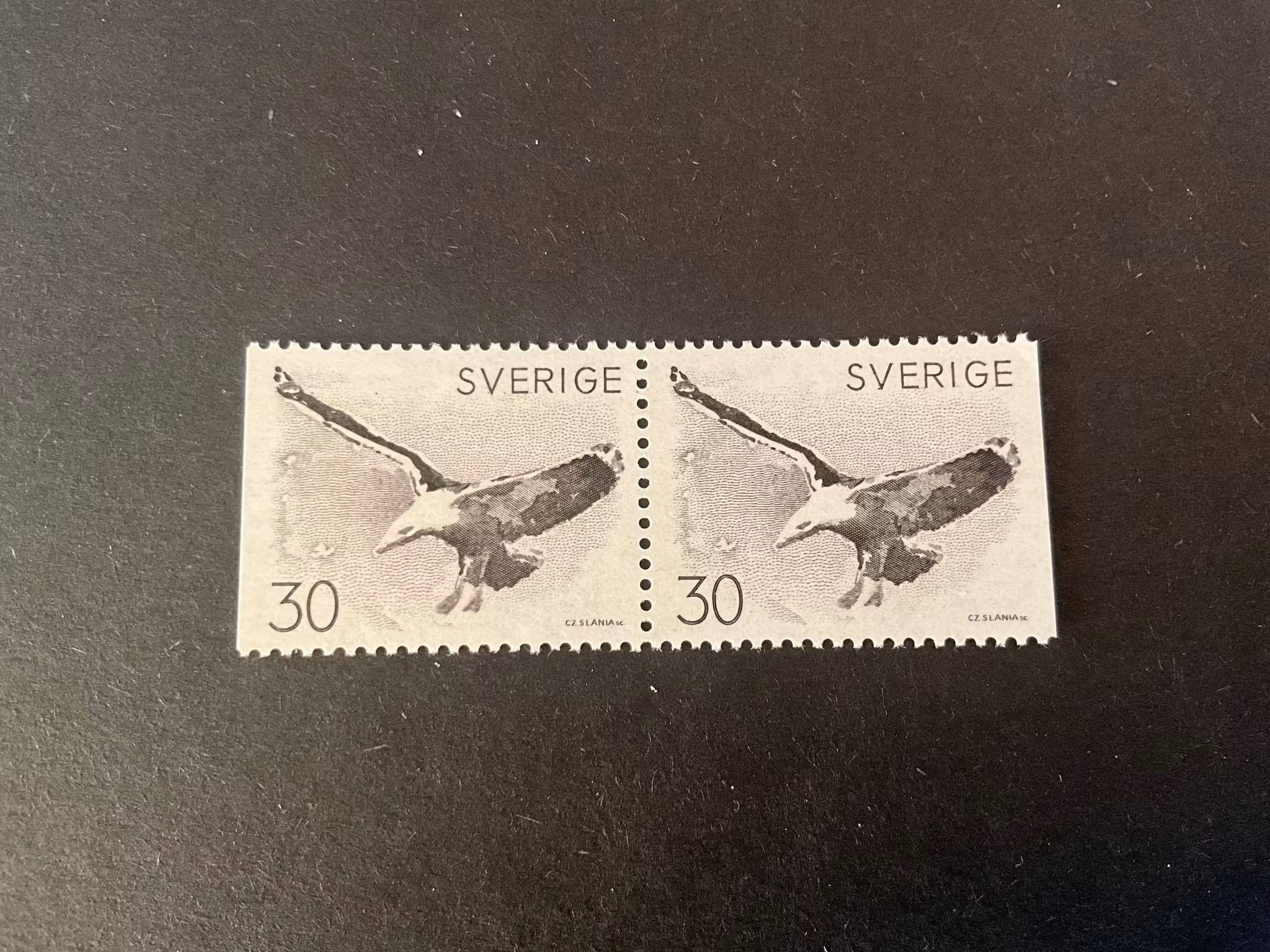 Bruno Liljefors djur facit 643 BB postfriskt par