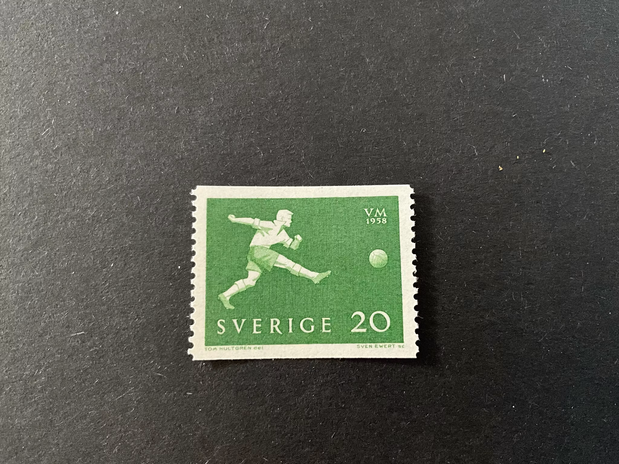 VM fotboll facit 493 A postfriskt märke