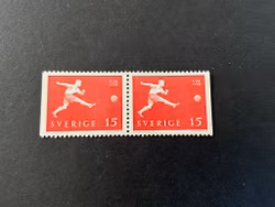 Vm fotboll facit 492 BB postfriskt par.