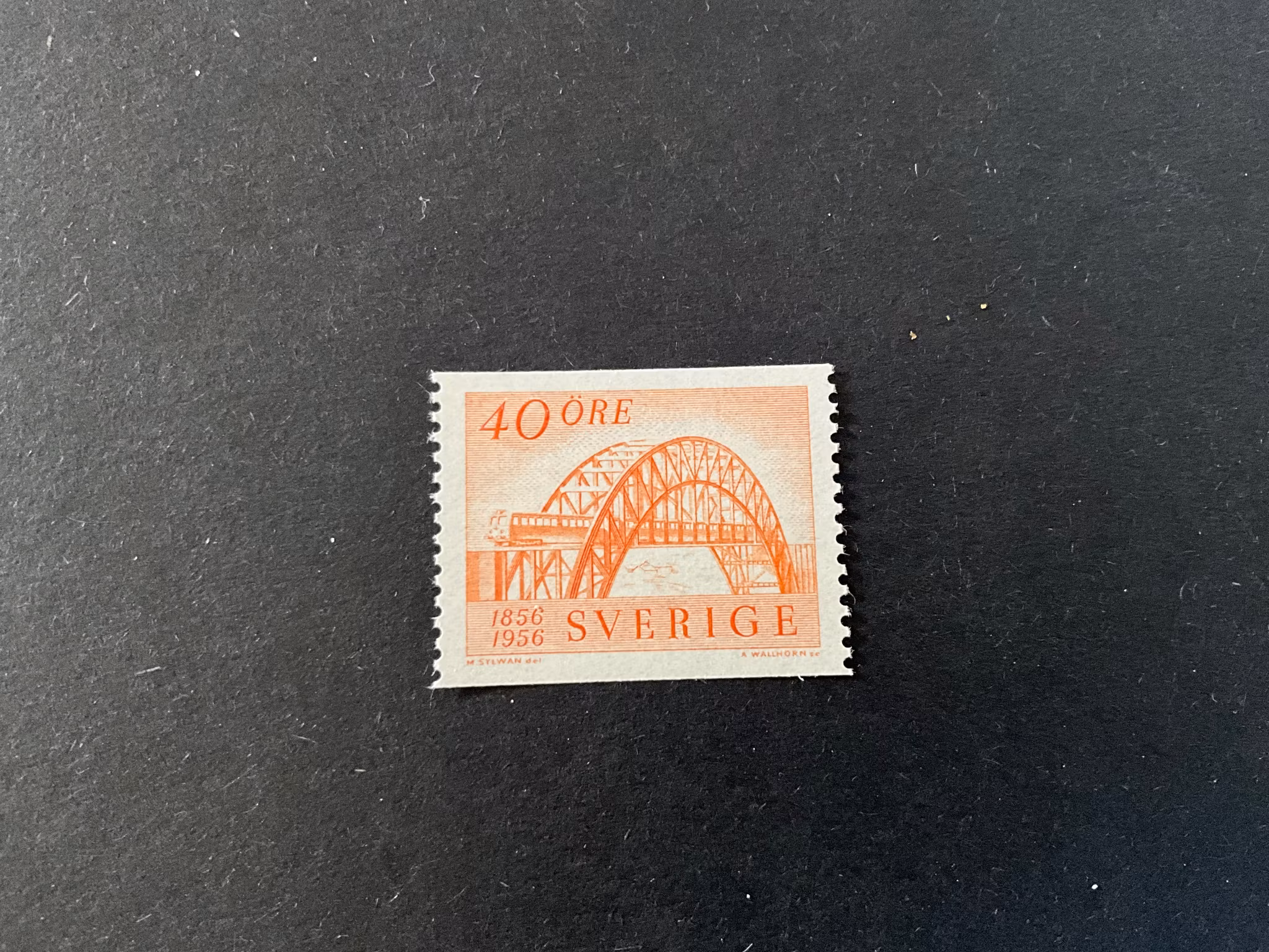 Sveriges järnvägar facit 485 postfriskt märke