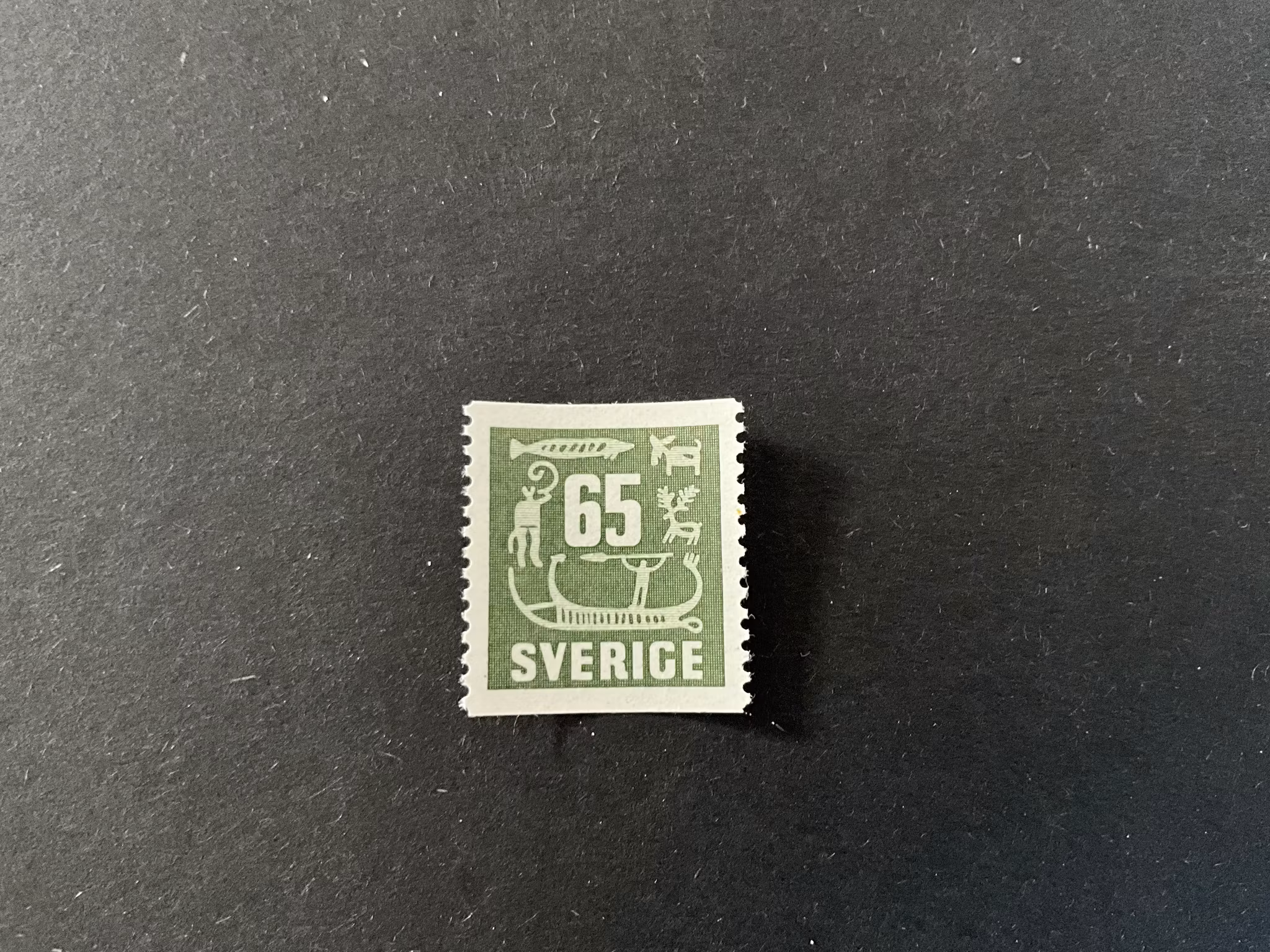 Hällristningar facit 461 postfriskt märke
