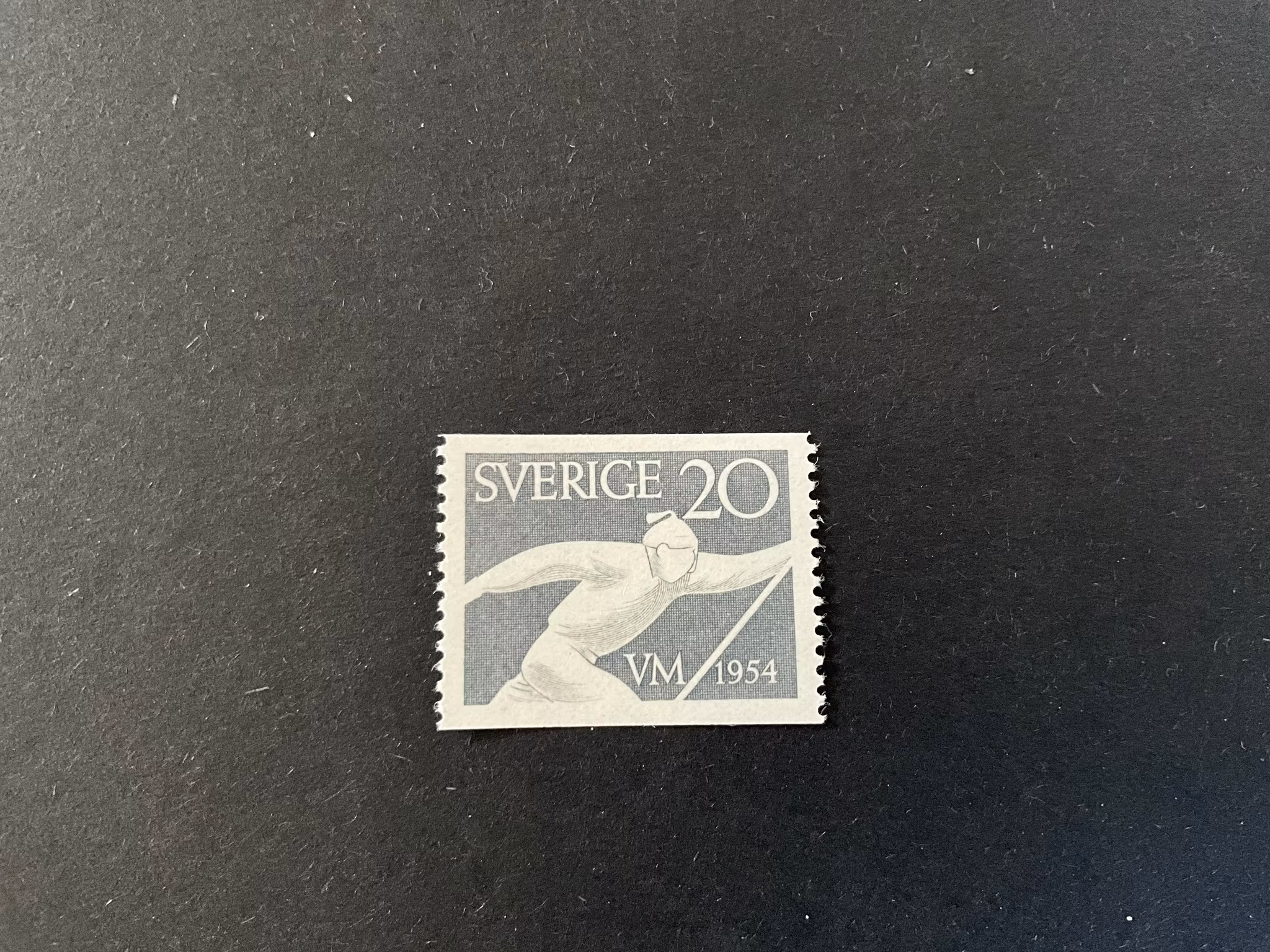 Vm skidor facit 454 A postfriskt märke