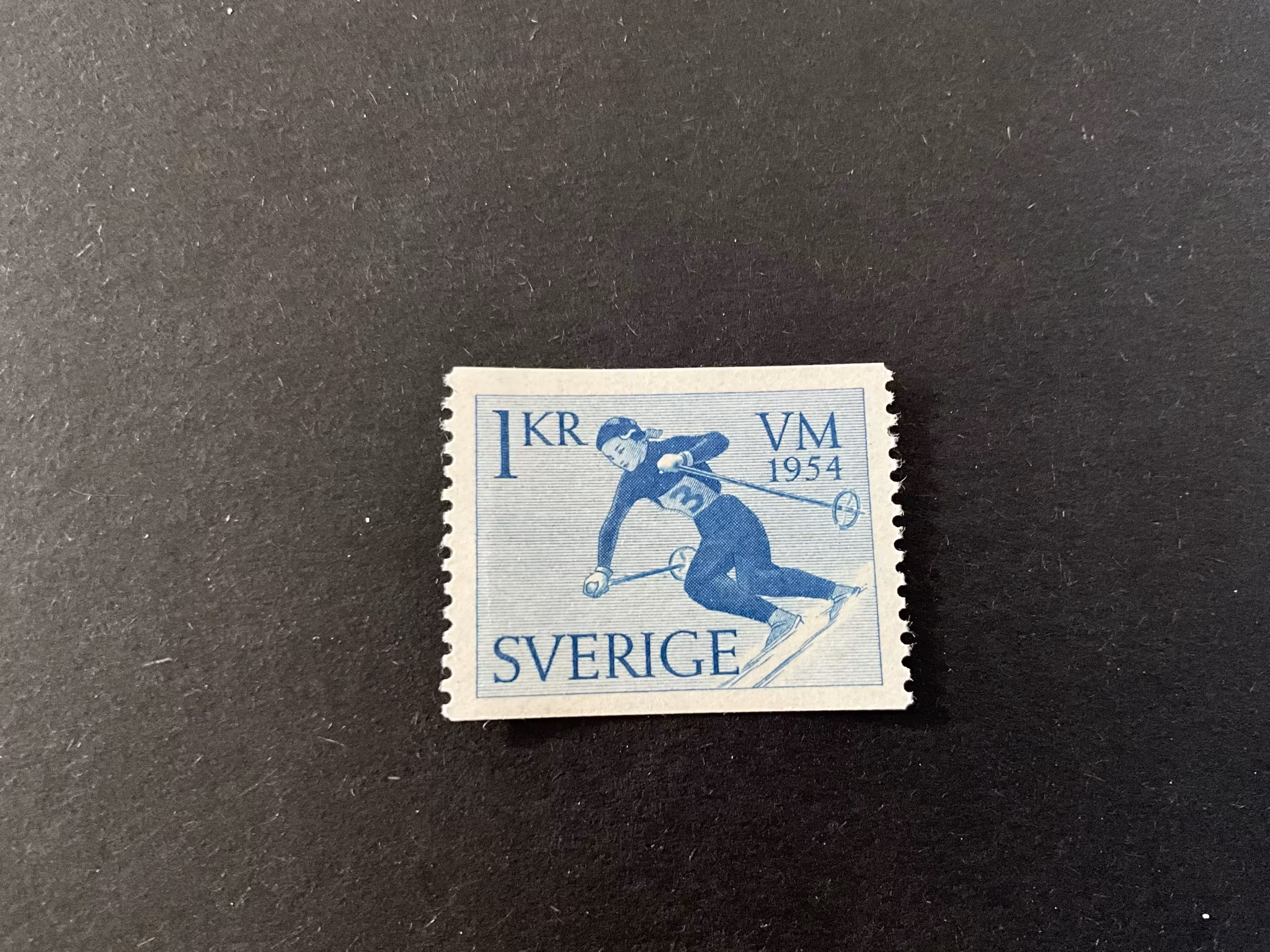 Vm på skidor facit 455 postfriskt märke