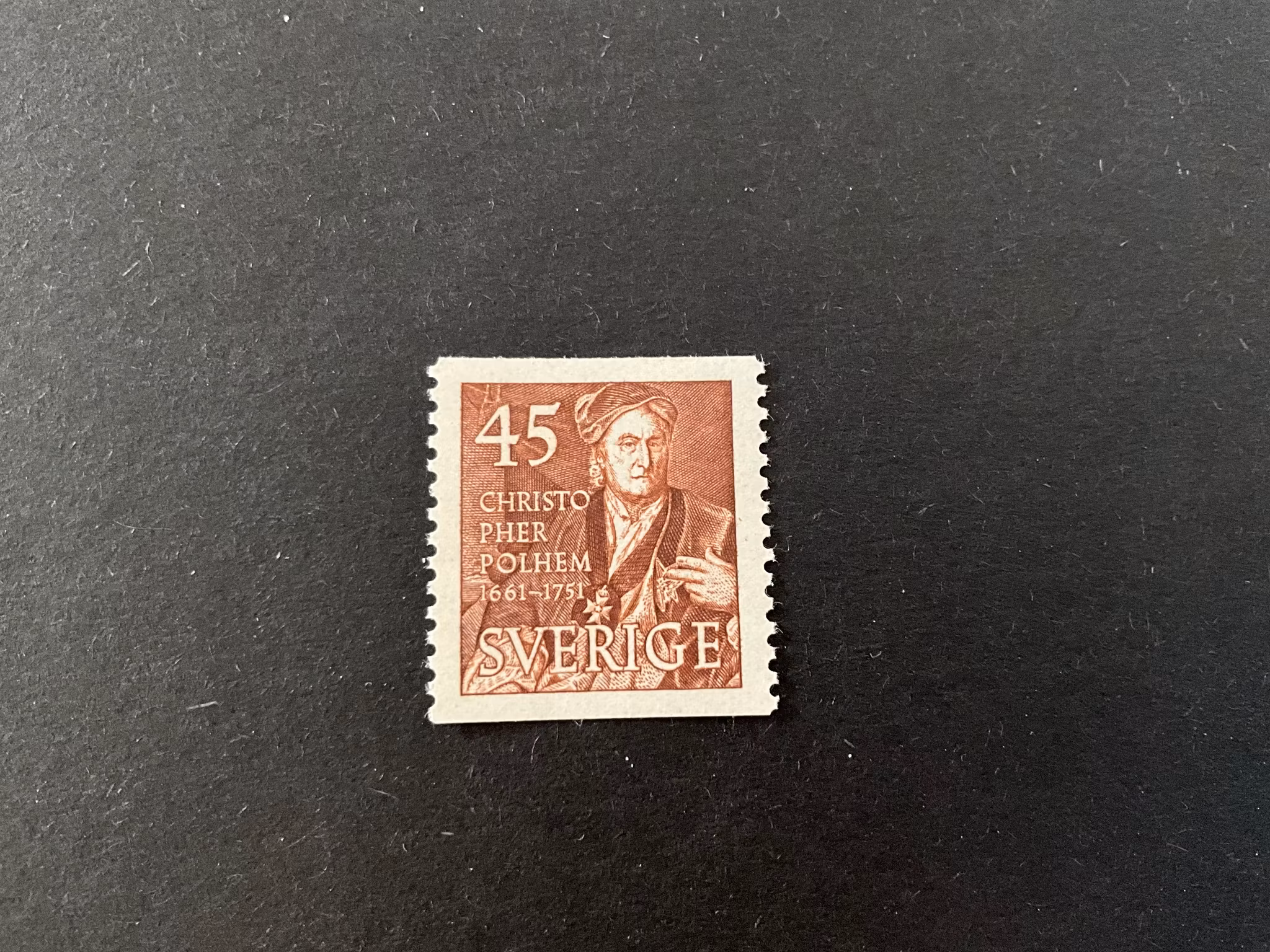 Polhem facit 439 postfriskt märke