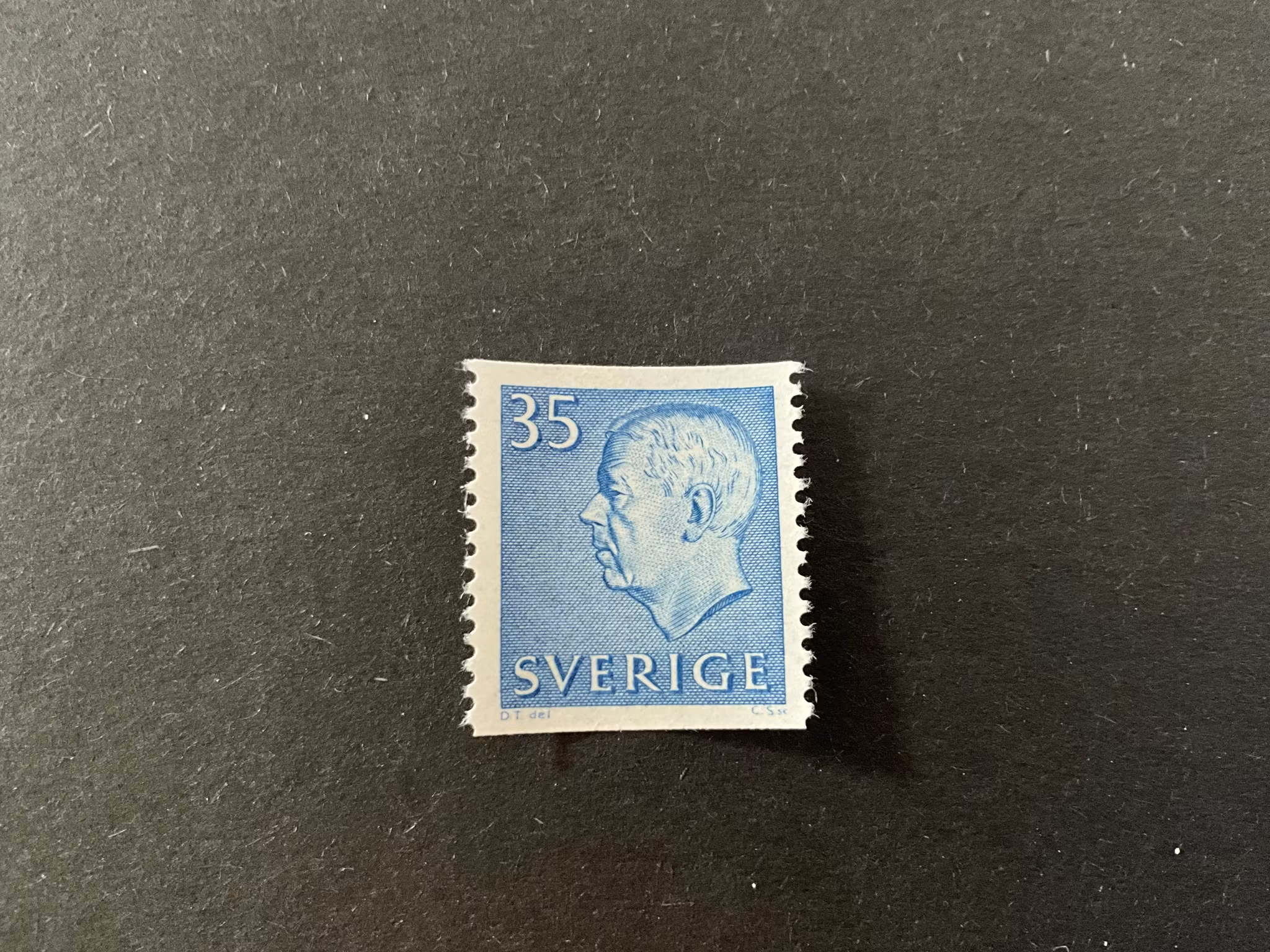 Gustaf VI Adolf facit 425 A postfriskt märke