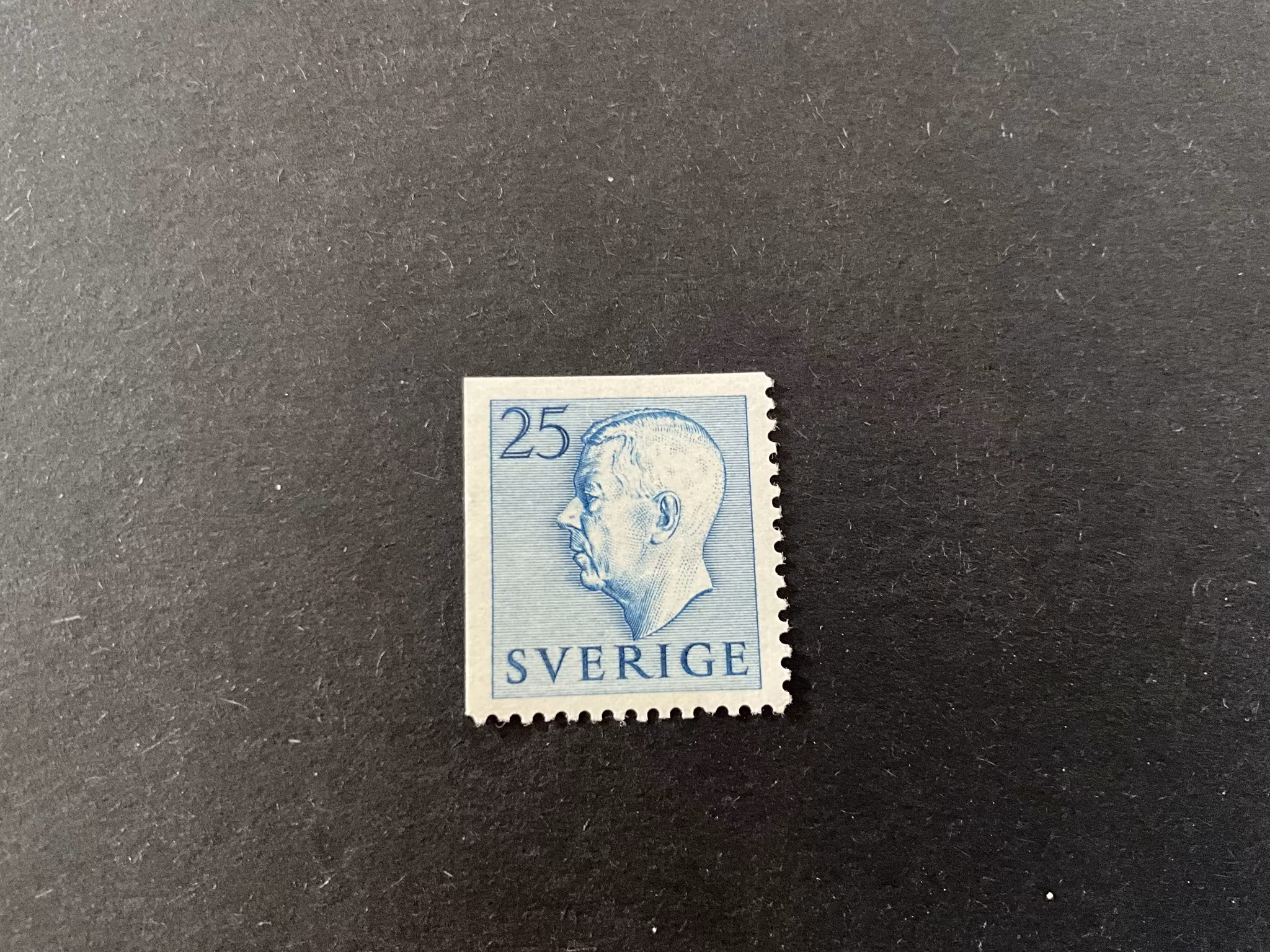 Gustaf VI Adolf facit 406 D3 postfriskt märke
