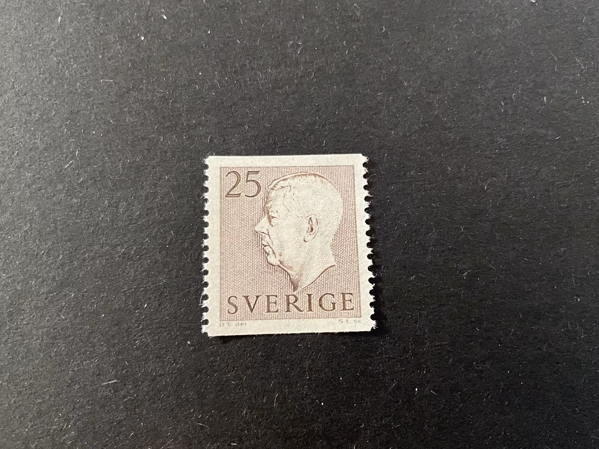 Gustaf VI Adolf facit 415 postfriskt märke