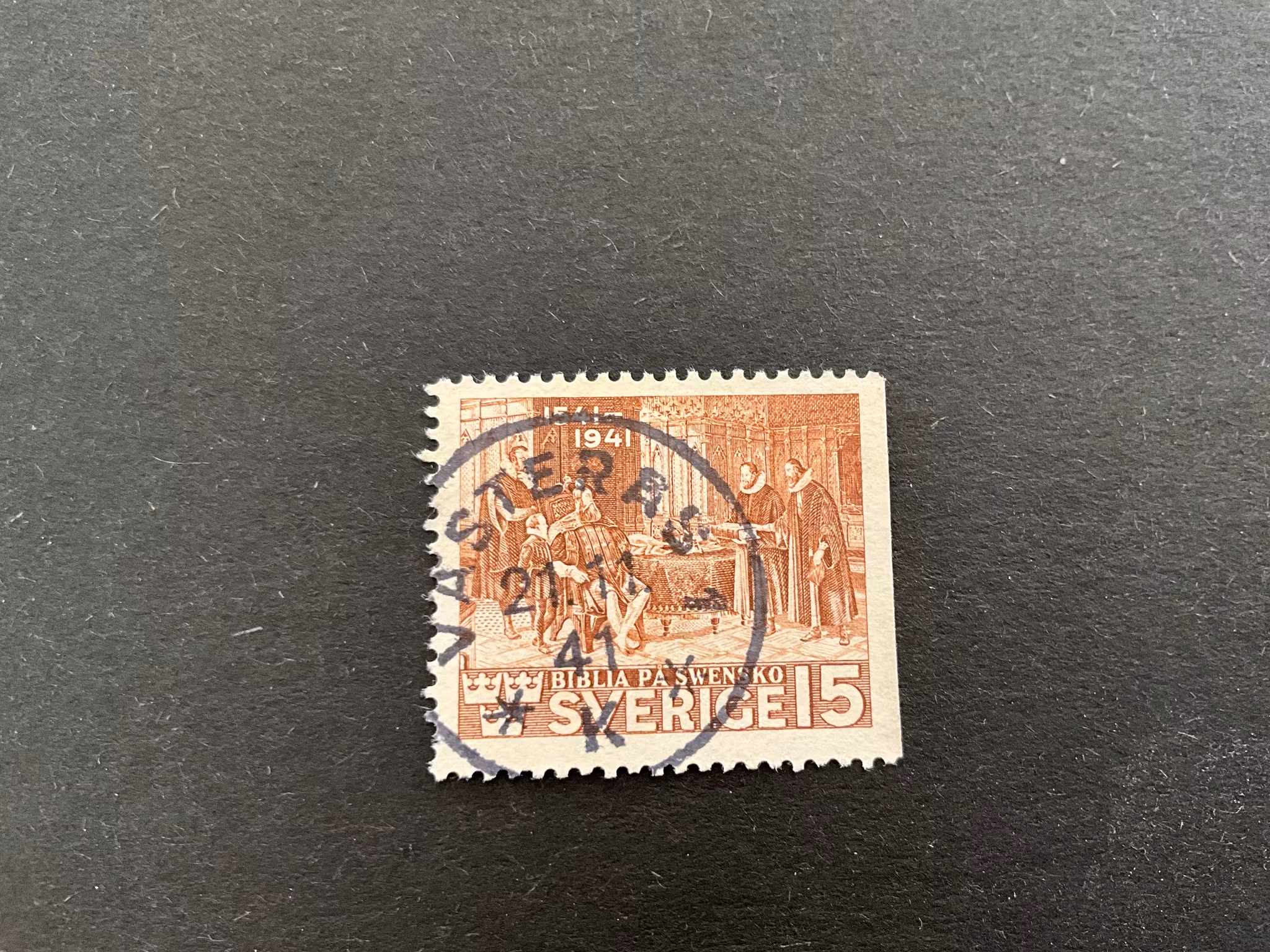 Bibeln facit 328 B2 praktstämplat VÄSTERÅS 1