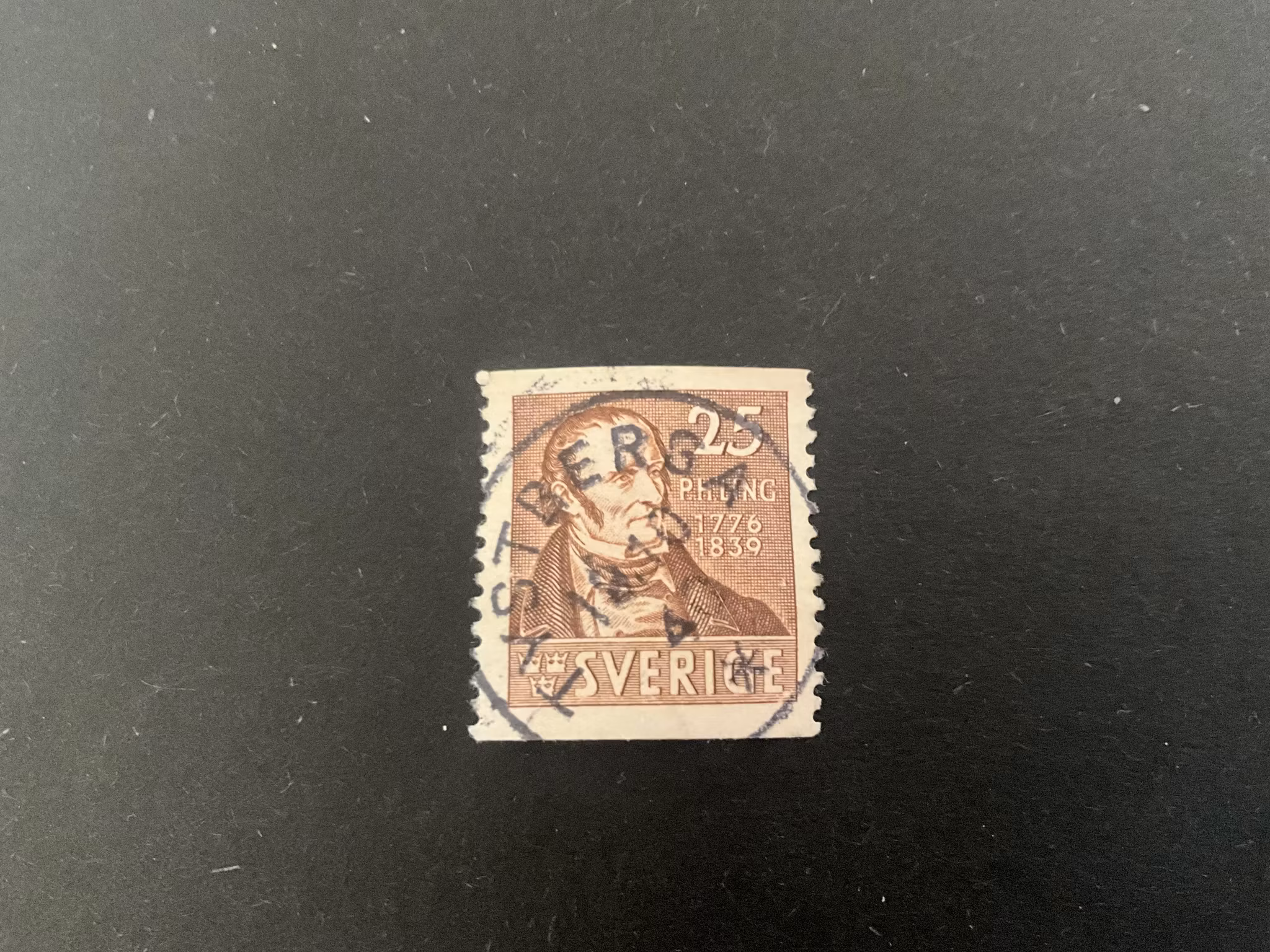 Ling facit 319 praktstämplat TYSTBERGA