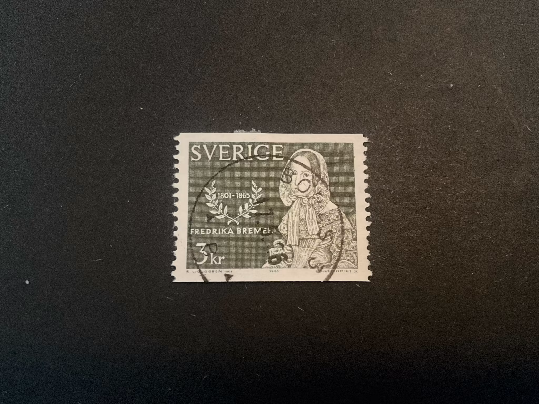 Fredrika Bremer facit 569 fin stämpel BORÅS 3
