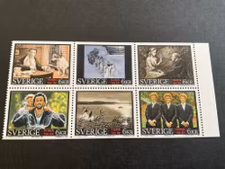 Filmen 100 år facit nr 1917-1922 postfriskt block