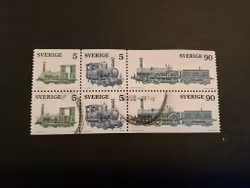 Ånglok facit 935-937 stämplat block