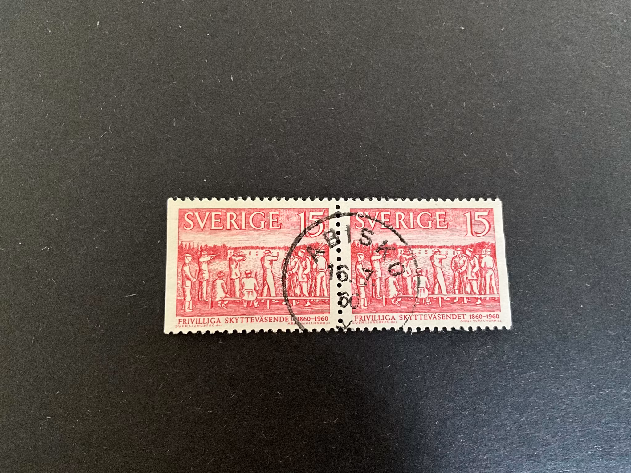 Skytteväsendet facit 513 BB praktstämplat ABISKO