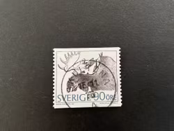 Älghuvud facit 615 A praktstämplat SKULTUNA