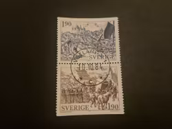 Äldre städer facit 1316 SX lyxstämplat VETLANDA 1