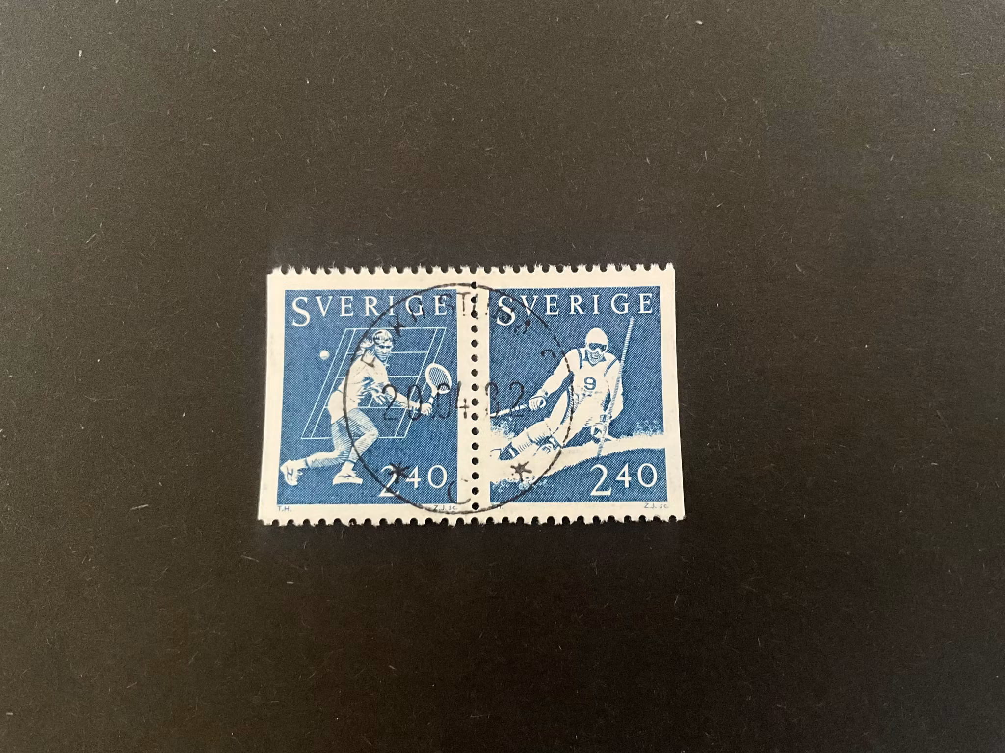 Sverige i världen facit 1182 SX stämplat par