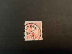 Gustaf VI Adolf facit 405 A praktstämplat KLIPPAN