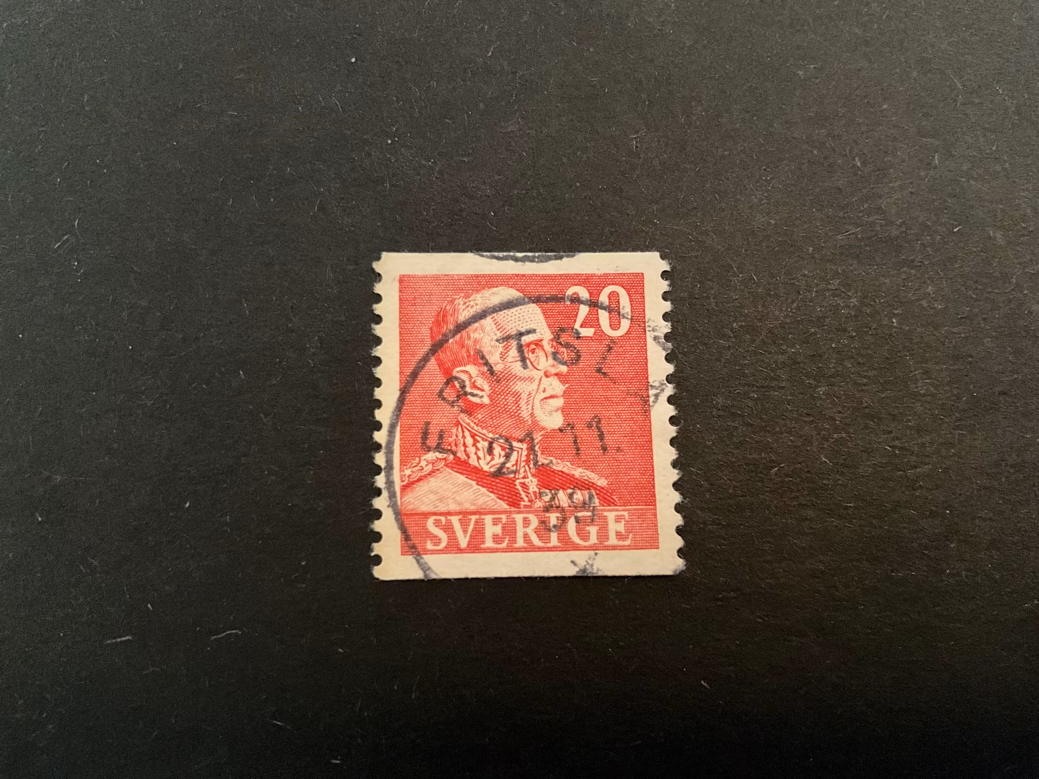 Gustaf V facit 270 praktstämplat FRITSLA