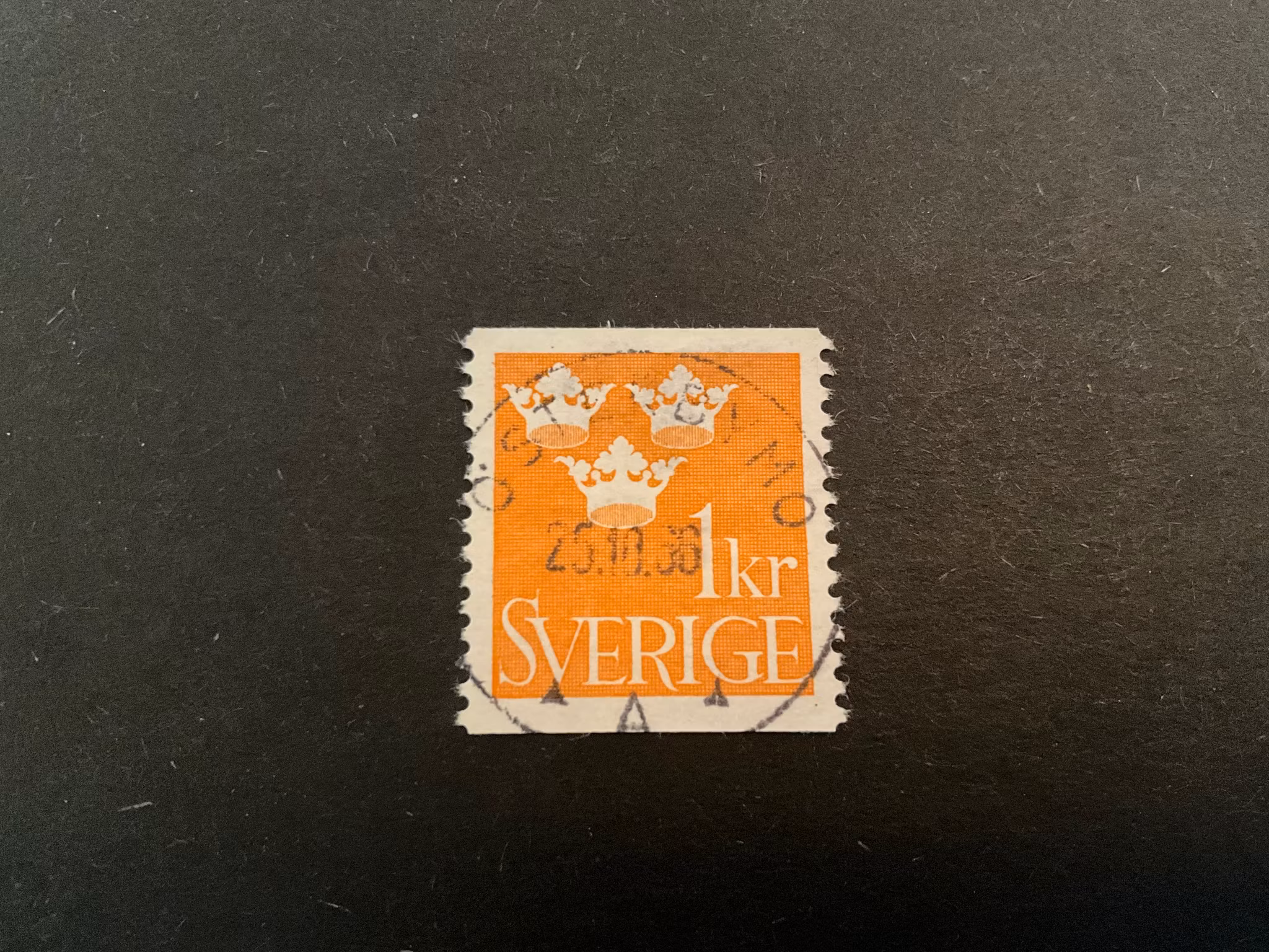 Tre kronor facit 294 praktstämplat ÖSTERBYMO