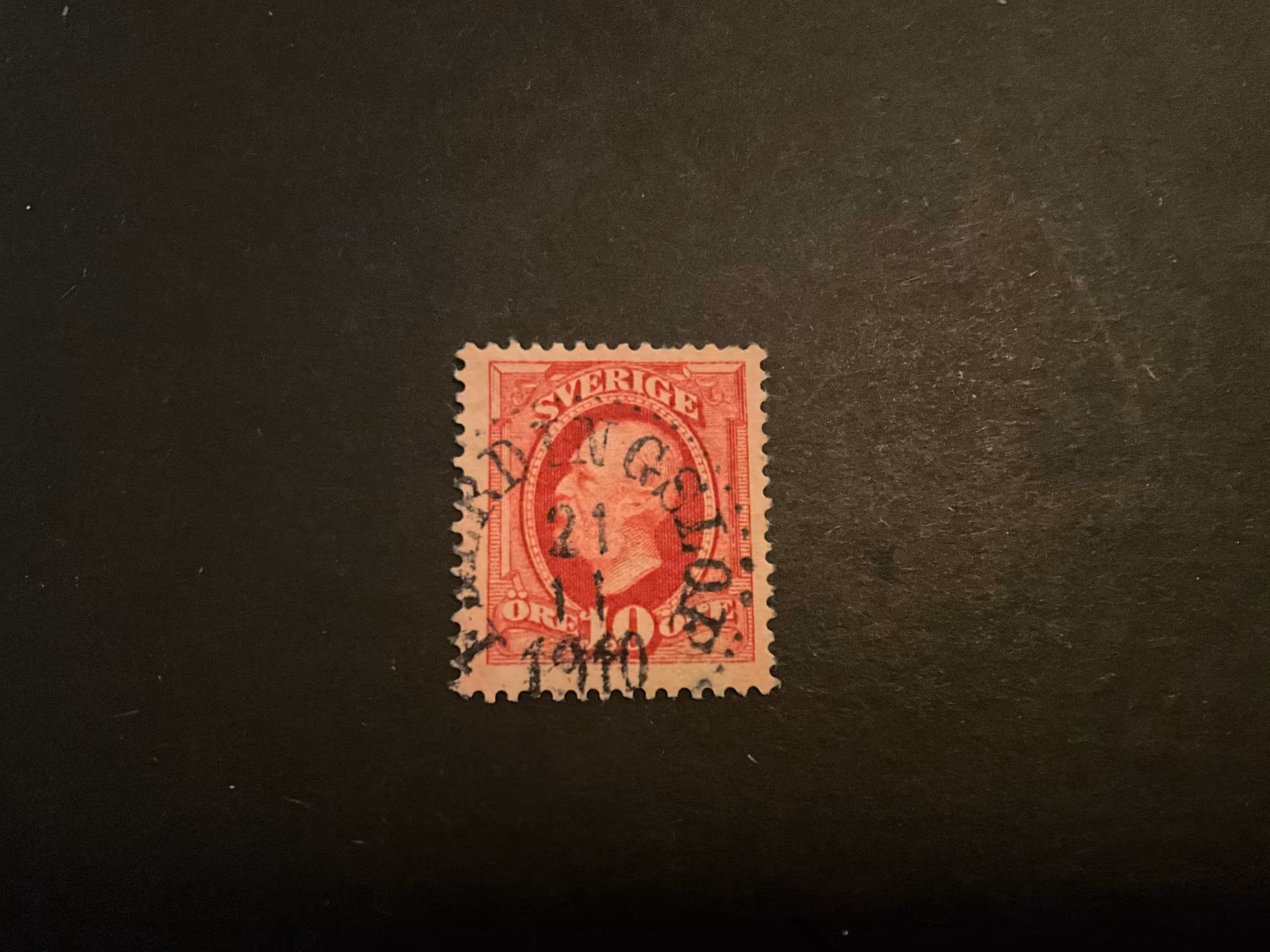 Oscar II facit 54 praktstämplat FJEDRINGSLÖF
