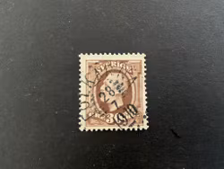 Oscar II facit 58 praktstämplat FOLKÄRNA