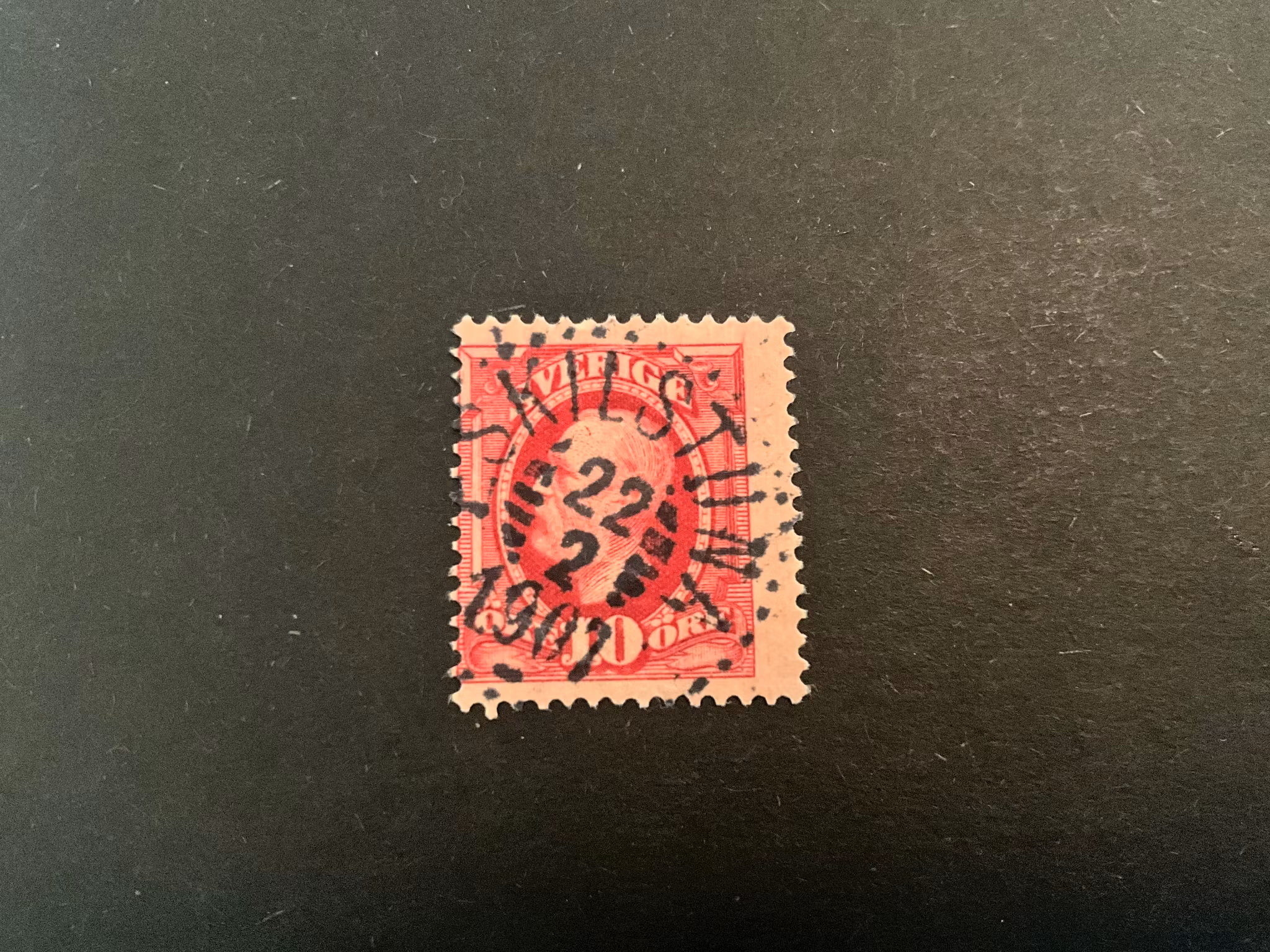 Oscar II facit 54 praktstämplat ESKILSTUNA